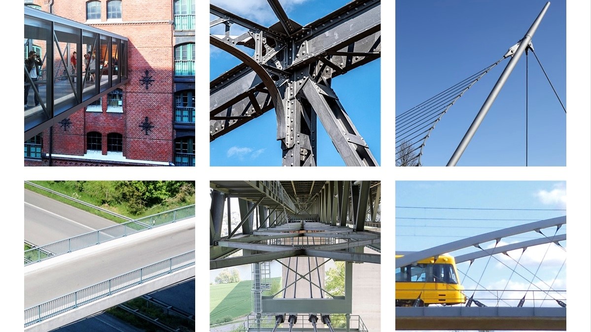 Die sechs nominierten Brücken zum Deutschen Brückenbaupreis 2023